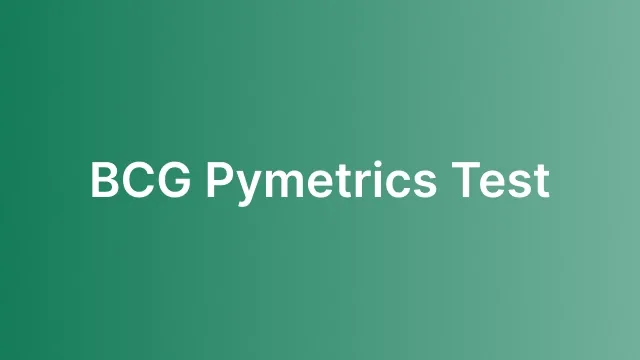 BCG Pymetrics Course Card