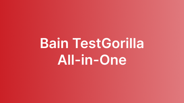 TestGorilla All-in-One