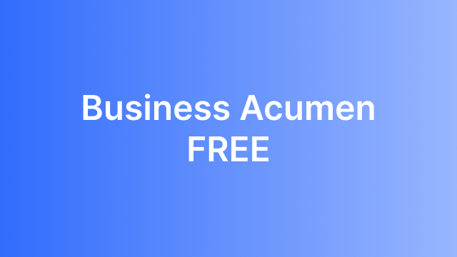 Business Acumen FREE