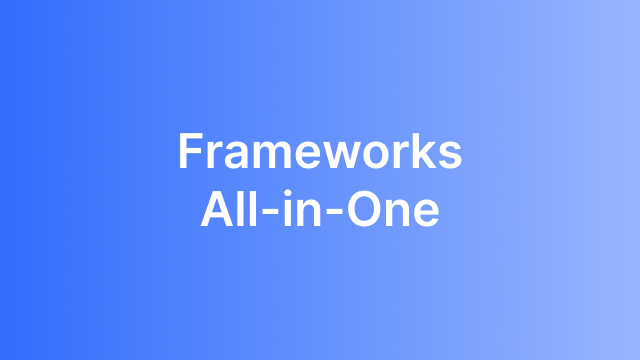 Frameworks All-in-One