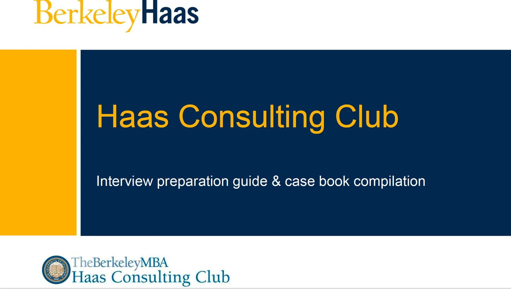 Berkeley Haas Casebook 2019