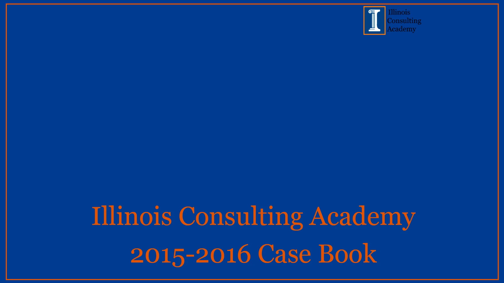 Illinois Casebook 2015-2016