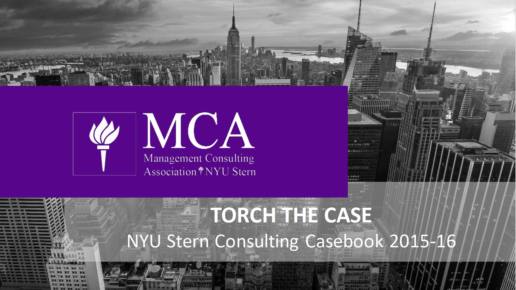 NYU Stern Casebook 2015-2016