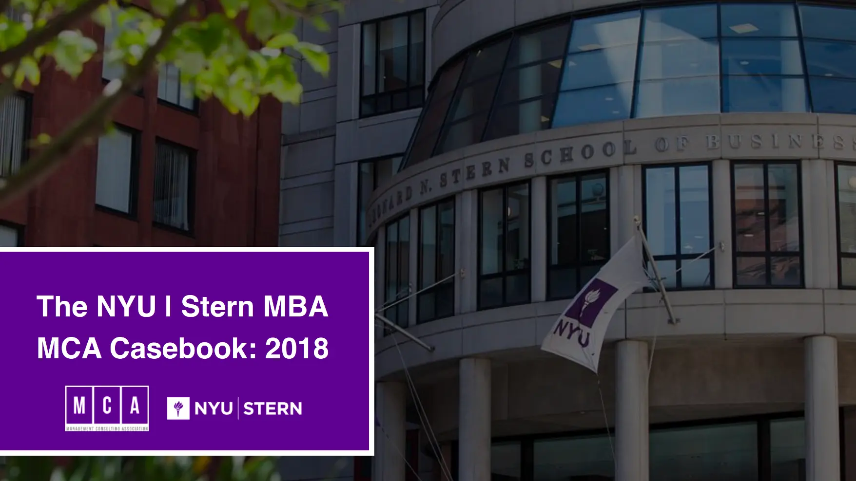 NYU Stern Casebook 2018