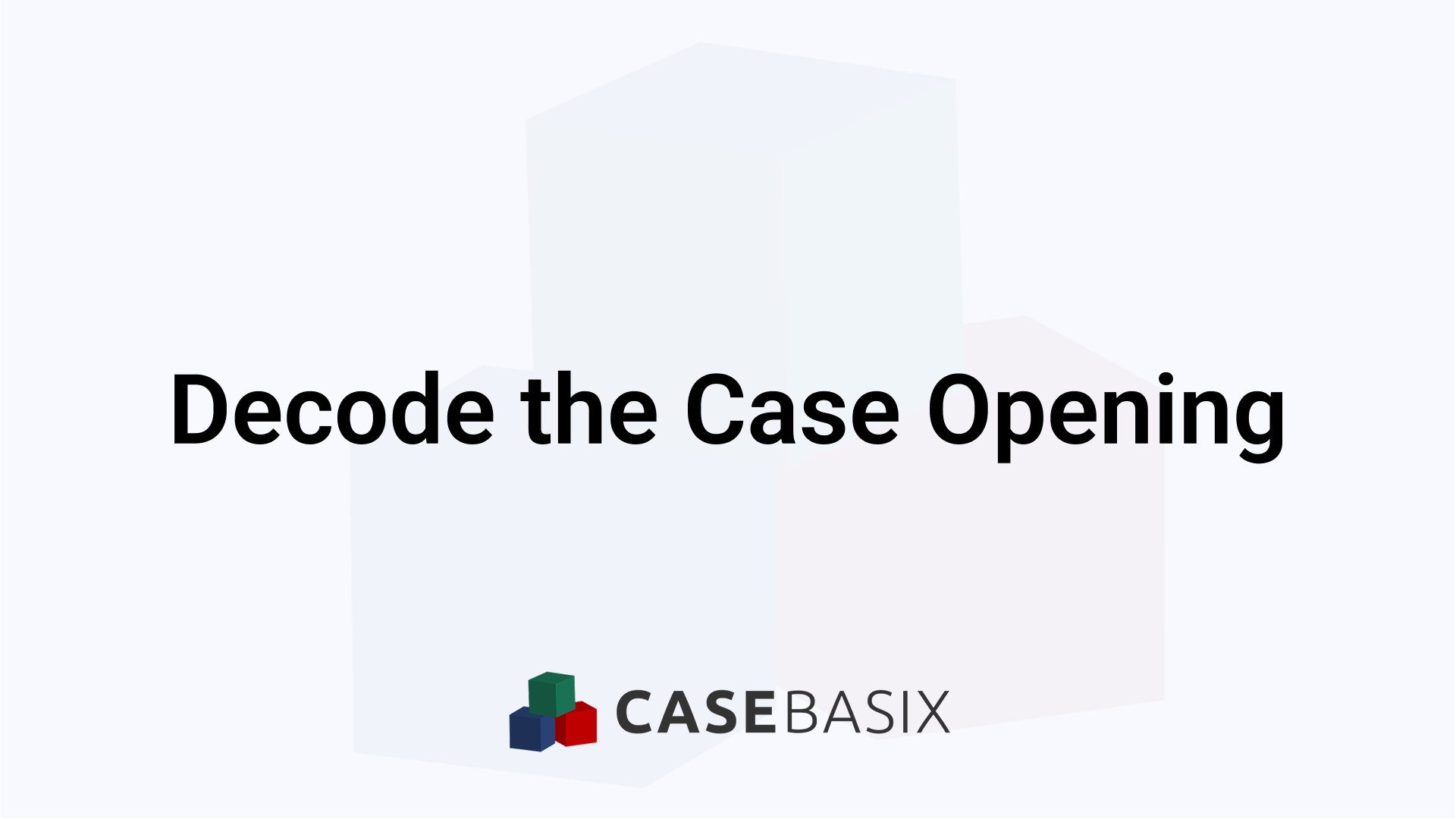 Case Interview Opening - Decode Prompts and Structure Fast