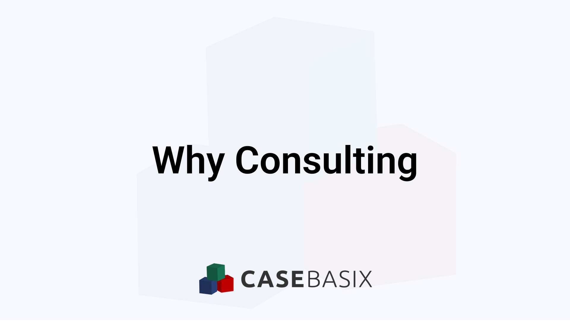 Why Consulting Answers Guide to Interview Success